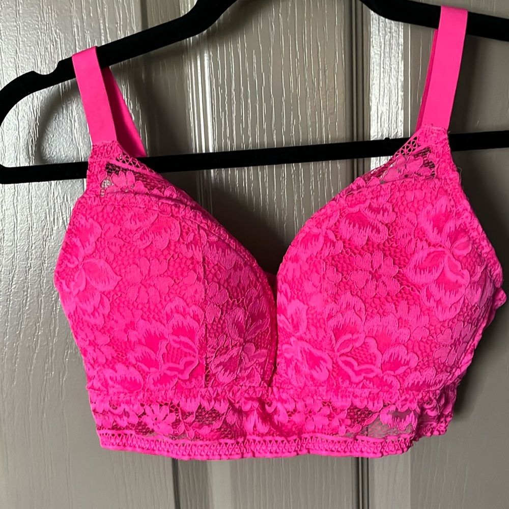 Knix lace longline bra in M+